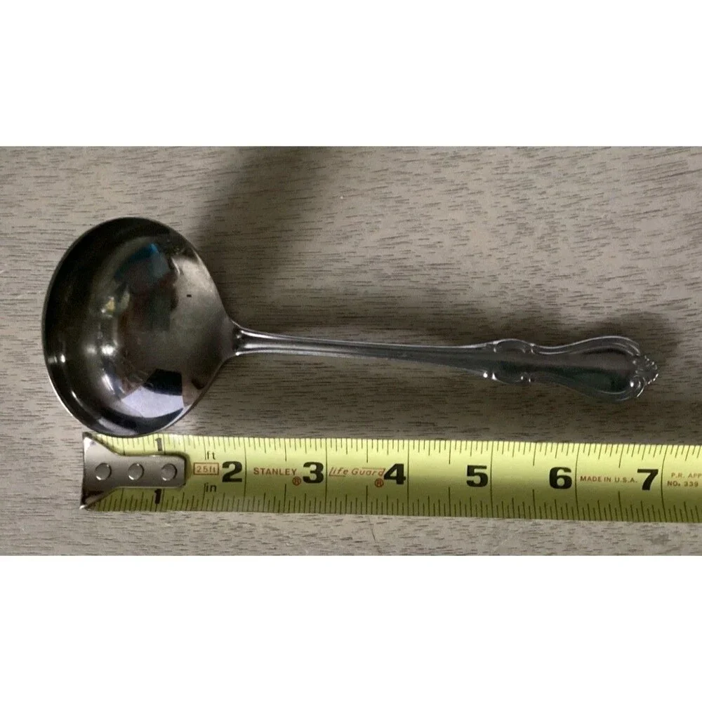 Set 2 Reed & Barton Camelot Gravy Ladle Spoon Serving Fork